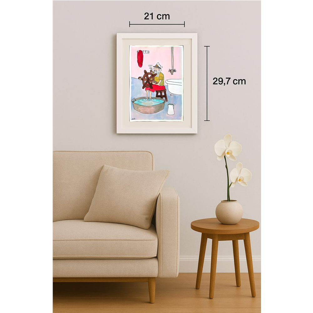 Marzeyah Rezaei 29x21cm Orijinal Karikatür BOD00308