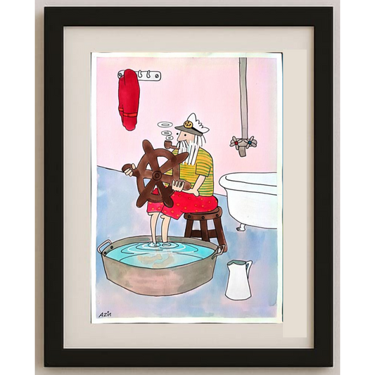 Marzeyah Rezaei 29x21cm Orijinal Karikatür BOD00308