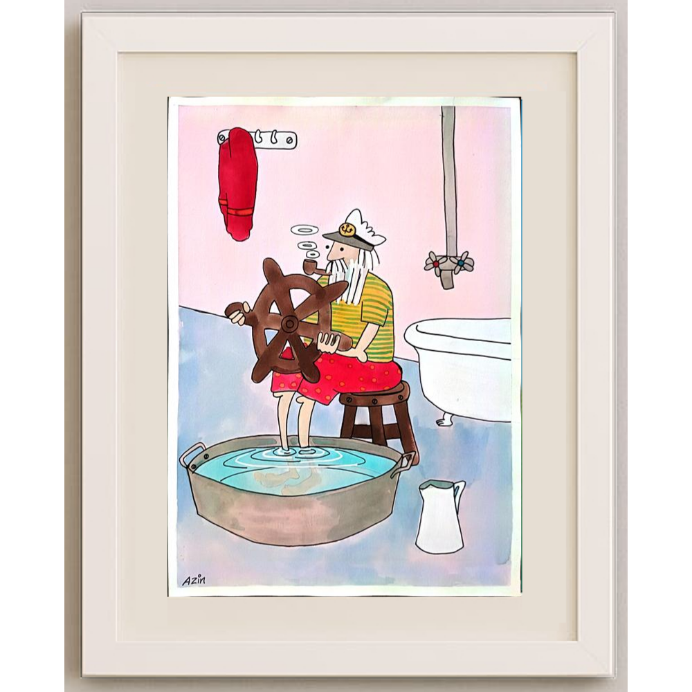 Marzeyah Rezaei 29x21cm Orijinal Karikatür BOD00308