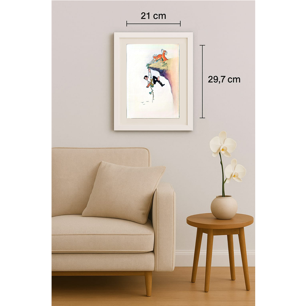 Wang Jinhai 29x21cm Orijinal Karikatür BOD00312