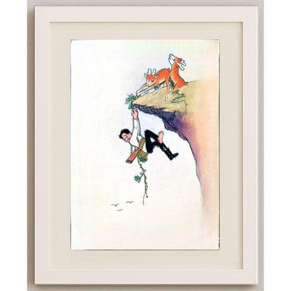 Wang Jinhai 29x21cm Orijinal Karikatür BOD00312