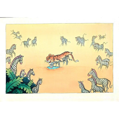 Wang Jinhai 29x21cm Original Cartoon BOD00314