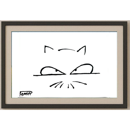 Ramin Rezaie 29x21cm Orijinal Karikatür BOD00317