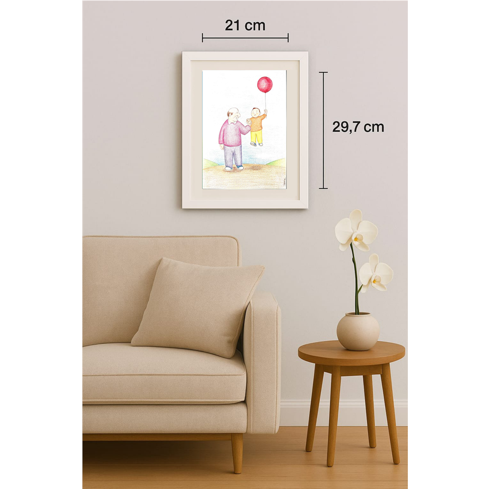 Sang Jin Kim 29x21cm Original Cartoon BOD00318