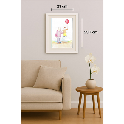 Sang Jin Kim 29x21cm Original Cartoon BOD00318