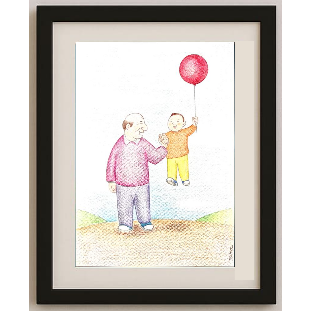 Sang Jin Kim 29x21cm Original Cartoon BOD00318