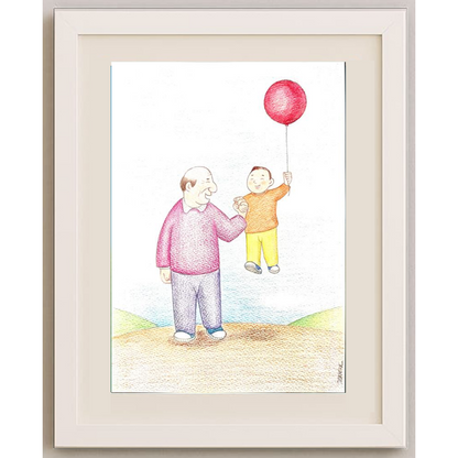 Sang Jin Kim 29x21cm Original Cartoon BOD00318
