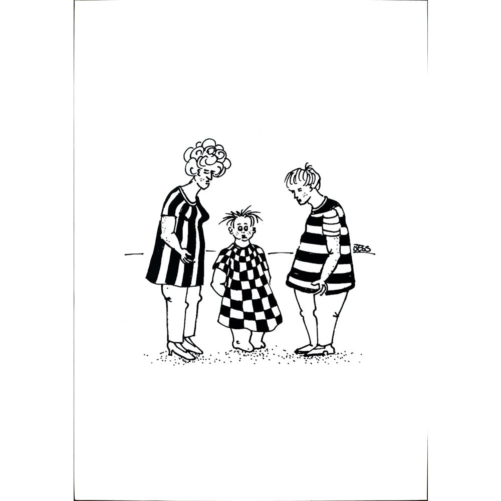 Winfried Besslich 29x21cm Original Cartoon BOD00319
