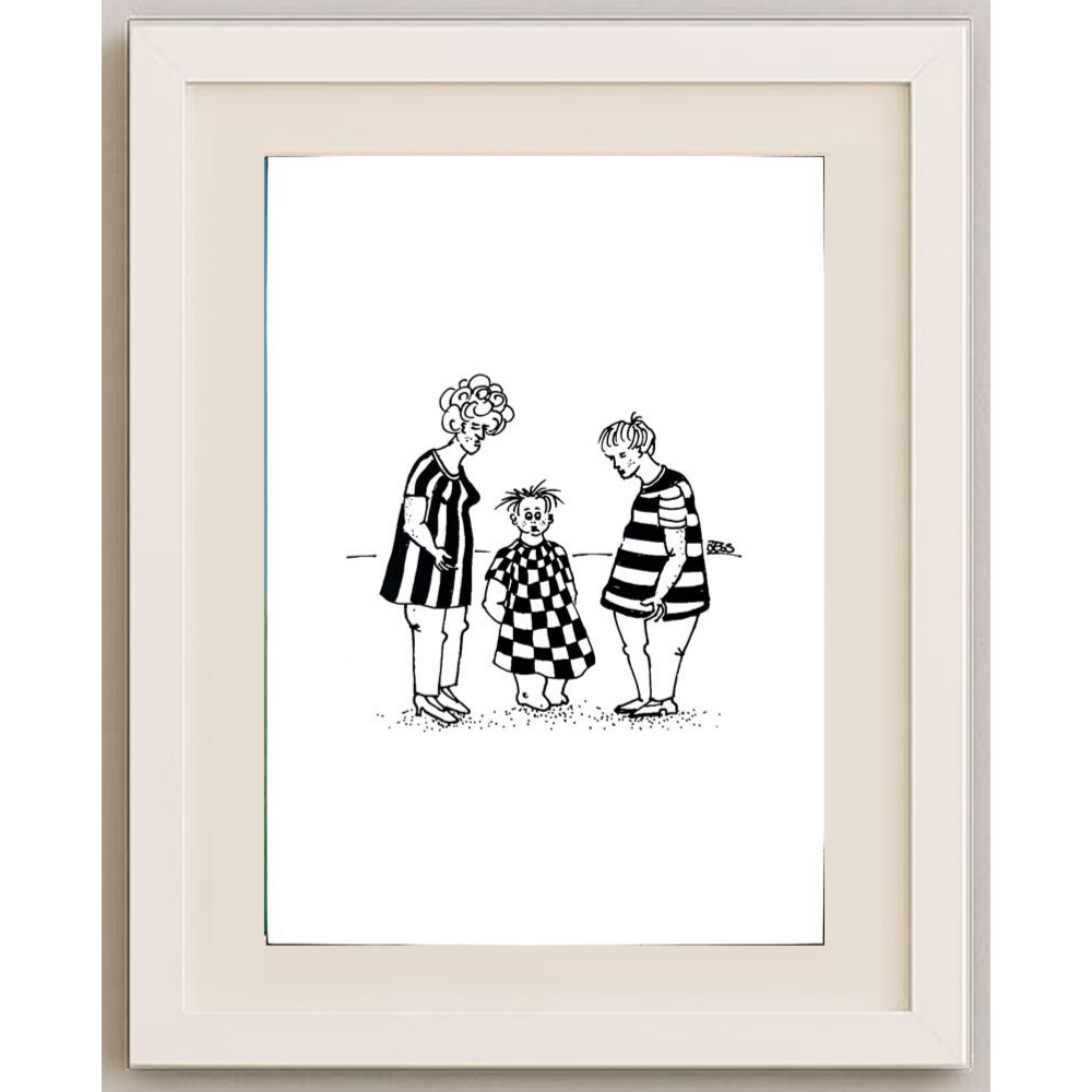 Winfried Besslich 29x21cm Original Cartoon BOD00319