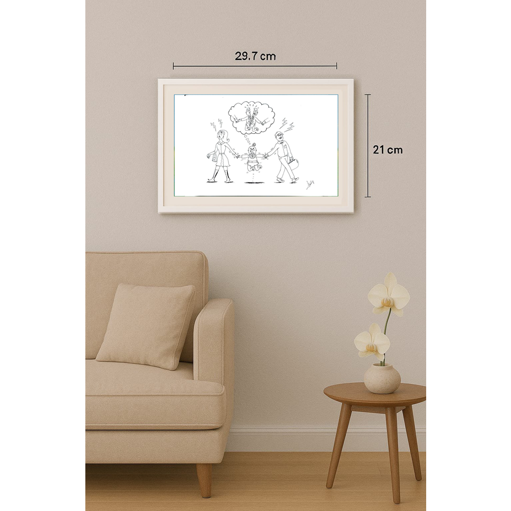 Işılay Özalp 29x21cm Original Cartoon BOD00320