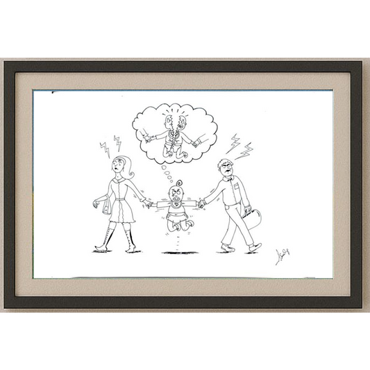 Işılay Özalp 29x21cm Orijinal Karikatür BOD00320