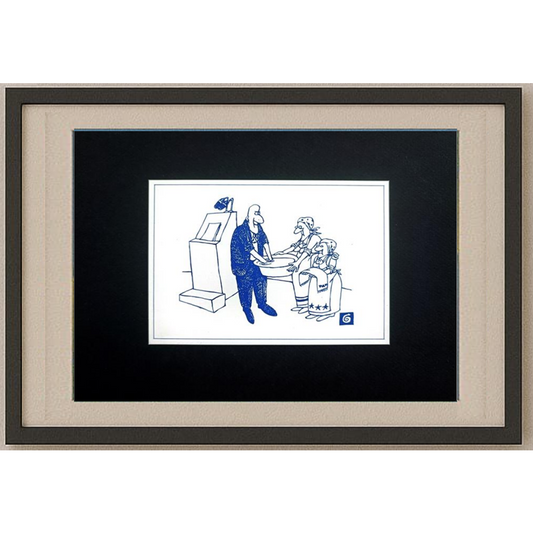 Untitled 15x10cm Original Cartoon BOD00322
