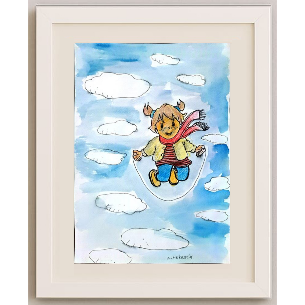 Zlatko Krstevski 29x21cm Original Cartoon BOD00325