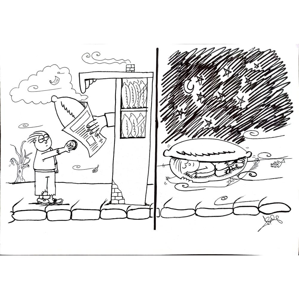 Işılay Özalp 29x21cm Original Cartoon BOD00330