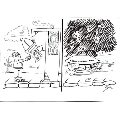 Işılay Özalp 29x21cm Original Cartoon BOD00330