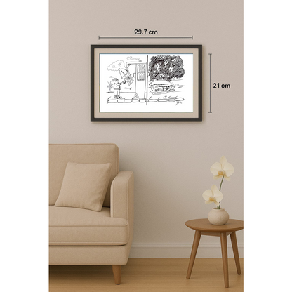 Işılay Özalp 29x21cm Original Cartoon BOD00330