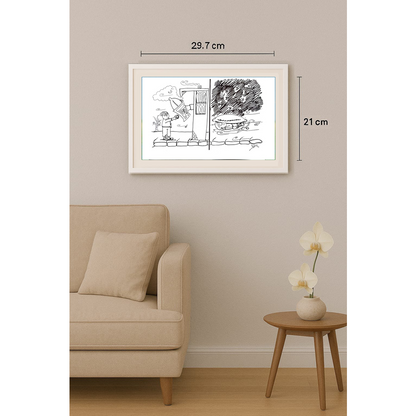 Işılay Özalp 29x21cm Original Cartoon BOD00330