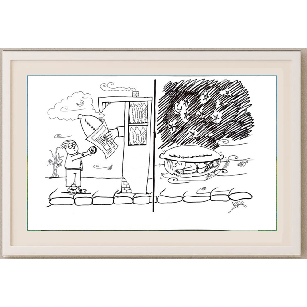 Işılay Özalp 29x21cm Original Cartoon BOD00330