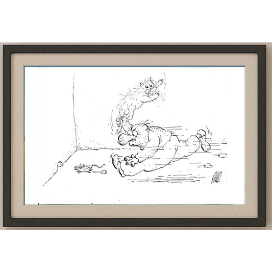 Gligor Kostovski 29x21cm Original Cartoon BOD00331
