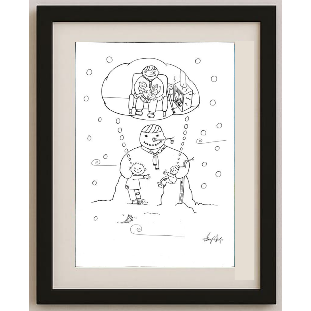 IşılayÖzalp 29x21cm Orijinal Karikatür BOD00333