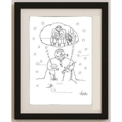 IşılayÖzalp 29x21cm Orijinal Karikatür BOD00333
