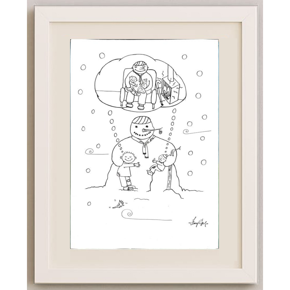IşılayÖzalp 29x21cm Orijinal Karikatür BOD00333