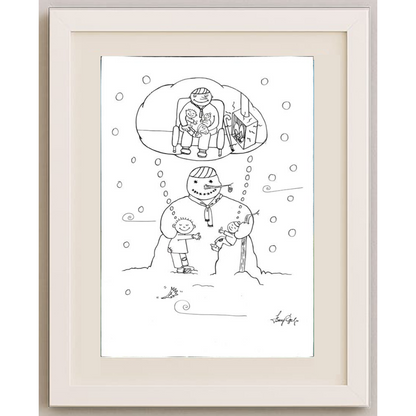 IşılayÖzalp 29x21cm Orijinal Karikatür BOD00333