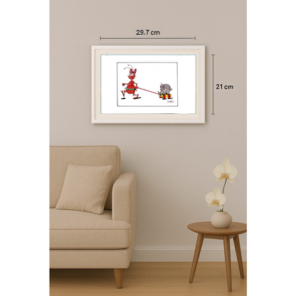 Tadeusz Krotos 29x21cm Orijinal Karikatür BOD00335