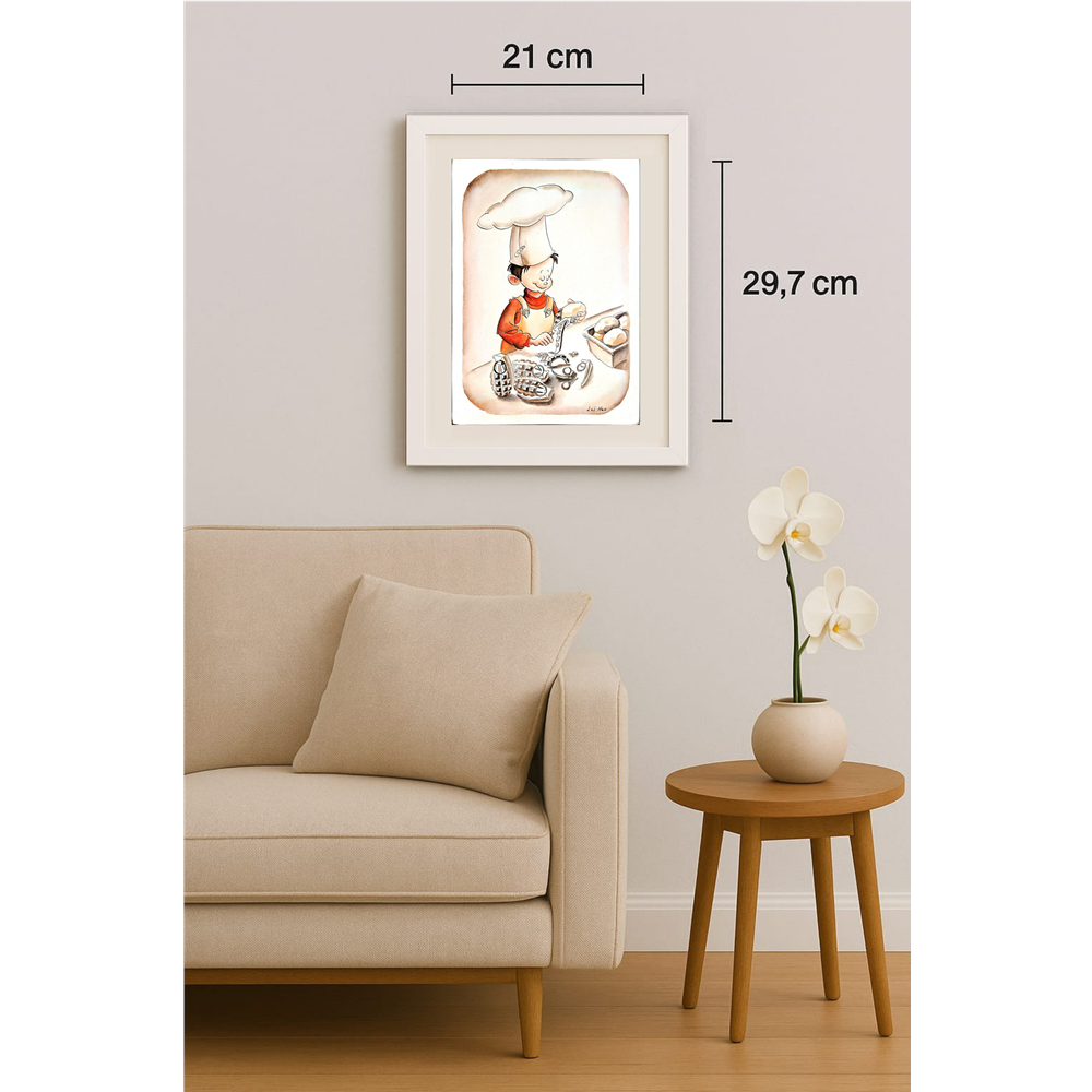 Lei Hao 29x21cm Original Cartoon BOD00342