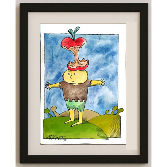 Adan Iglesias Toledo 29x21cm Original Cartoon BOD00343