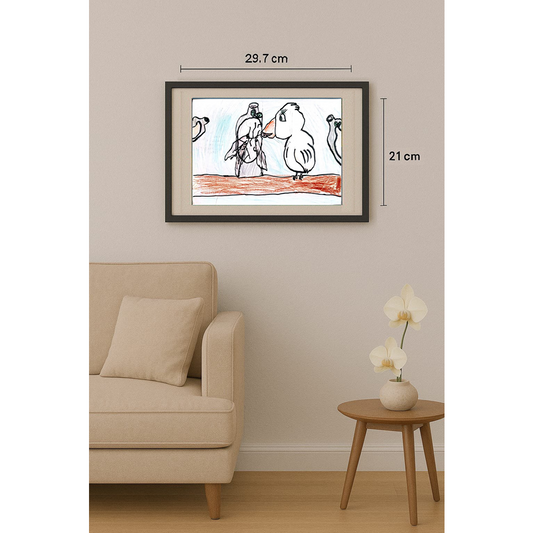 Aova Matukoluh 29x21cm Original Cartoon BOD00345