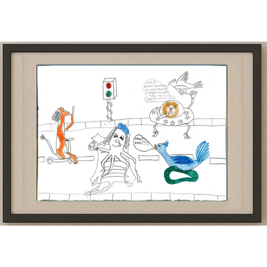 Katariha Lombaver 29x21cm Original Cartoon BOD00348