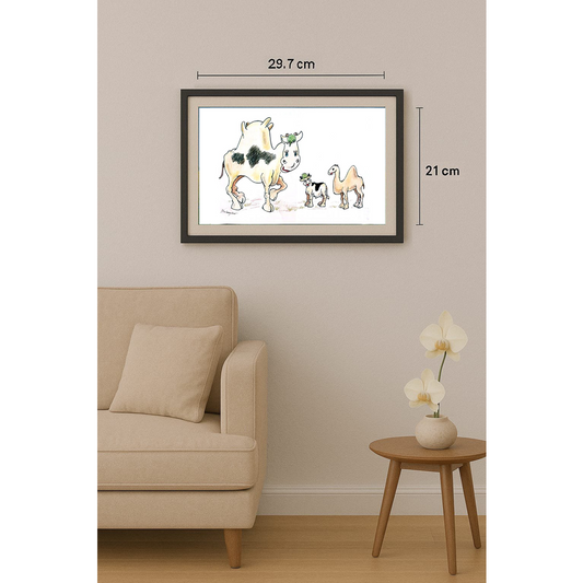 Ma Heng Chao 29x21cm Original Cartoon BOD00350