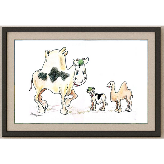 Ma Heng Chao 29x21cm Original Cartoon BOD00350