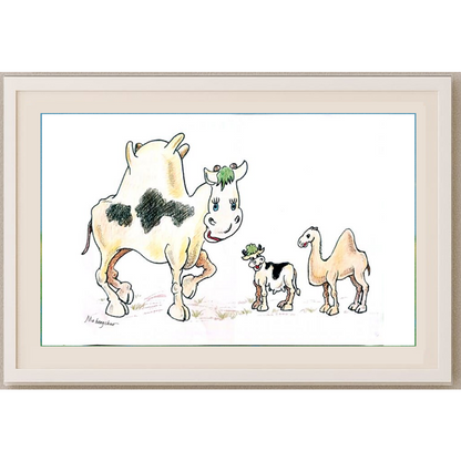Ma Heng Chao 29x21cm Orijinal Karikatür BOD00350