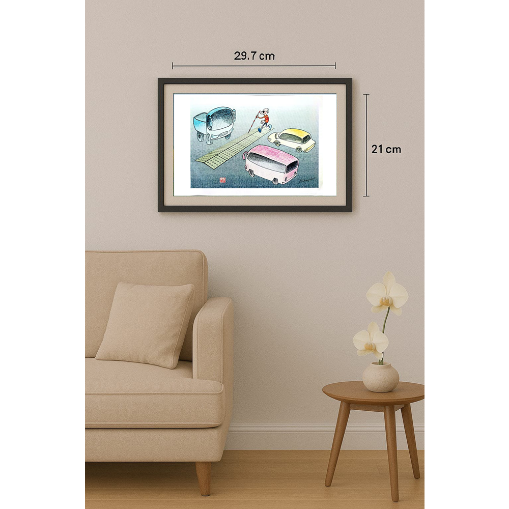 Ma Heng Chao 29x21cm Original Cartoon BOD00351