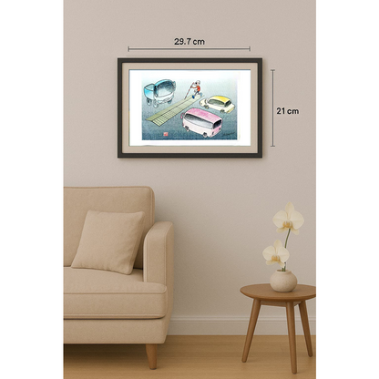 Ma Heng Chao 29x21cm Original Cartoon BOD00351