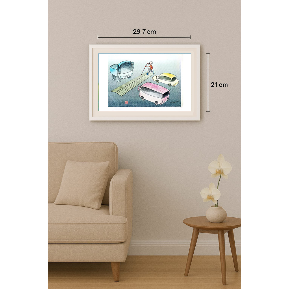 Ma Heng Chao 29x21cm Original Cartoon BOD00351