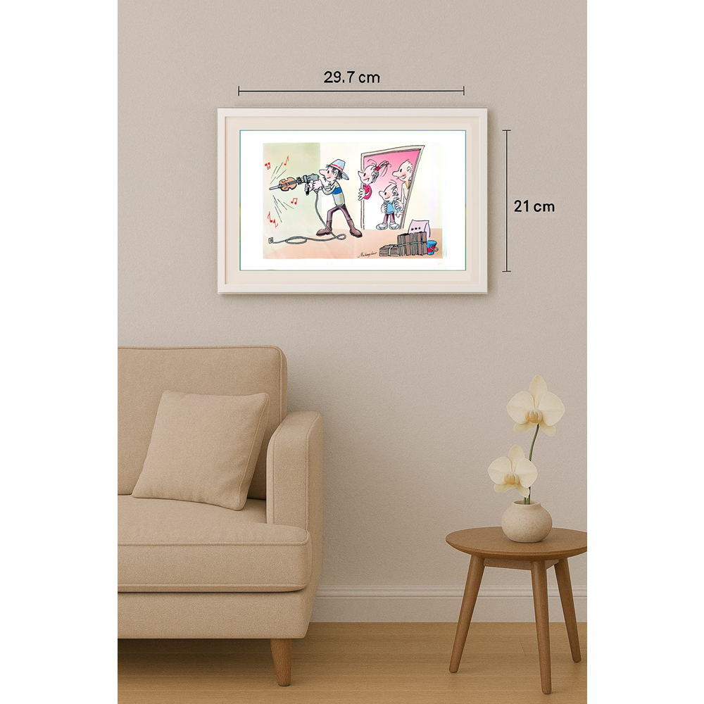 Ma Heng Chao 29x21cm Original Cartoon BOD00352