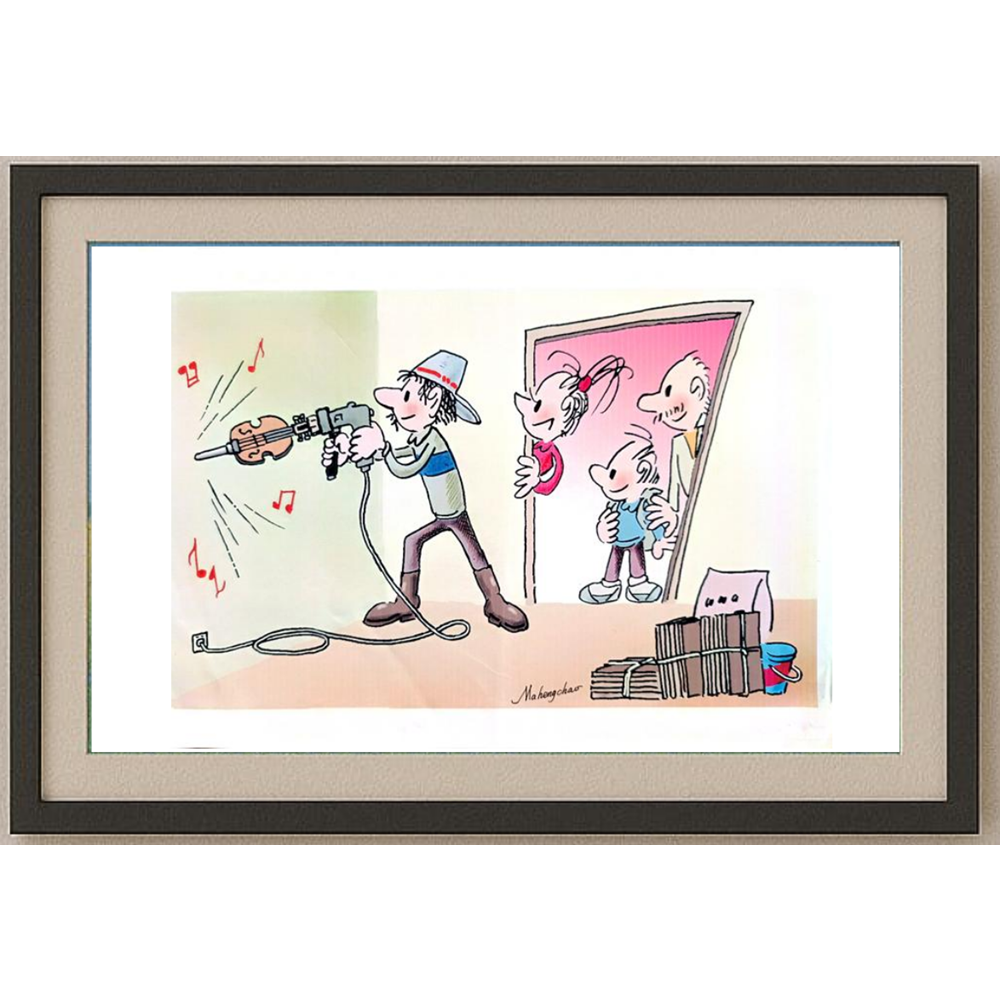 Ma Heng Chao 29x21cm Original Cartoon BOD00352