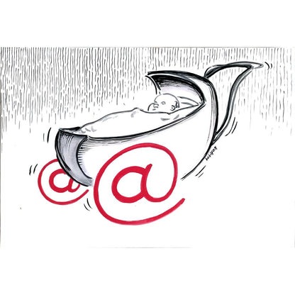 Todorovic Bobisa 29x21cm Orijinal Karikatür BOD00356