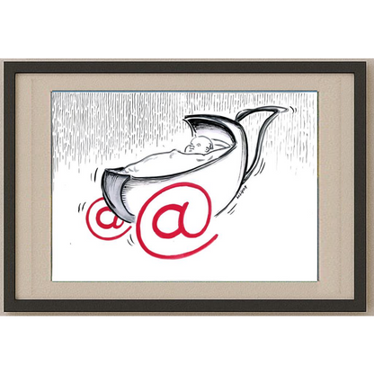 Todorovic Bobisa 29x21cm Orijinal Karikatür BOD00356