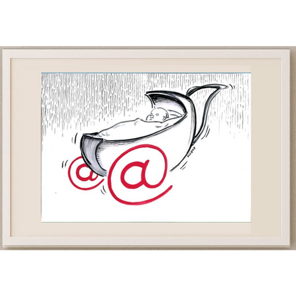 Todorovic Bobisa 29x21cm Orijinal Karikatür BOD00356