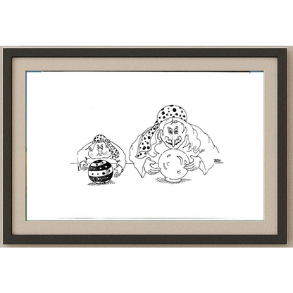 Winfried Besslich 29x21cm Original Cartoon BOD00361