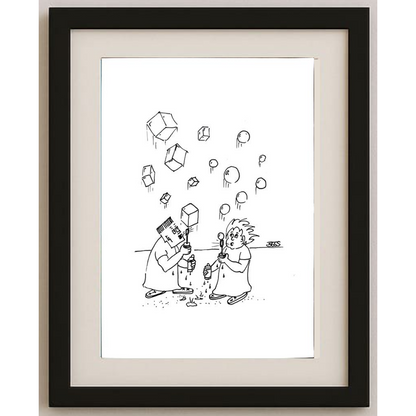 Winfried Besslich 29x21cm Original Cartoon BOD00363