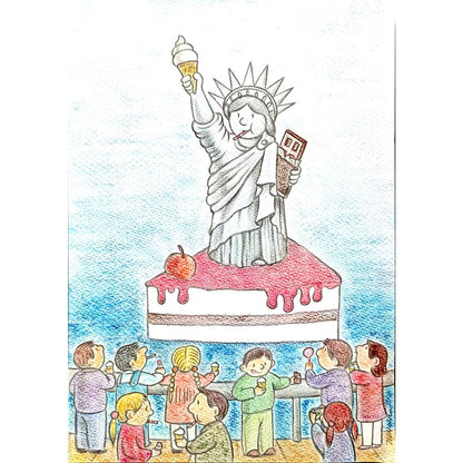 Sang Jin Kim 29x21cm Original Cartoon BOD00365