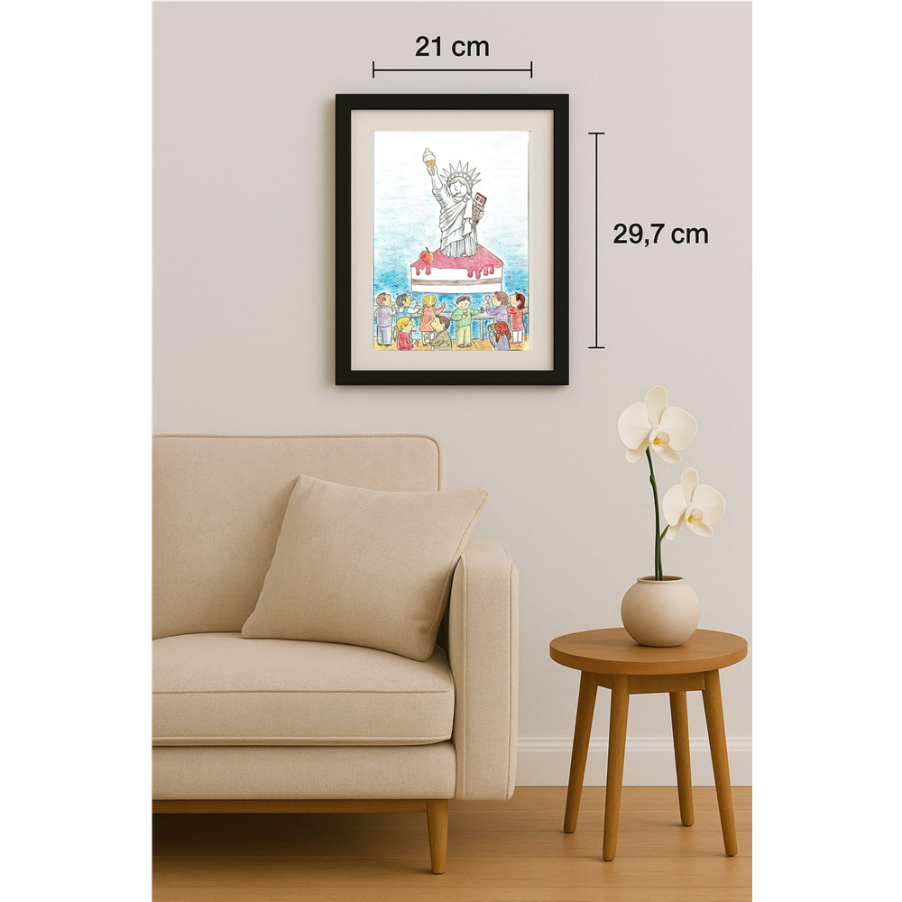 Sang Jin Kim 29x21cm Original Cartoon BOD00365