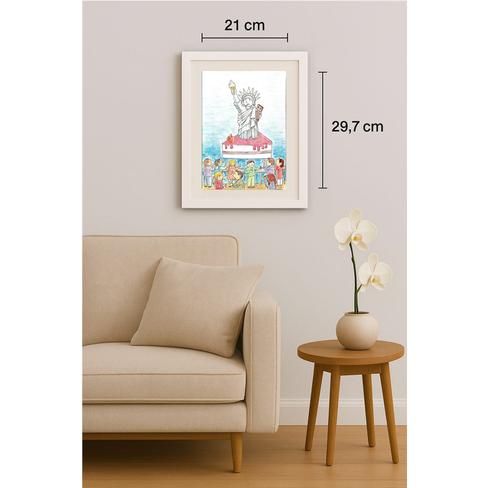 Sang Jin Kim 29x21cm Original Cartoon BOD00365