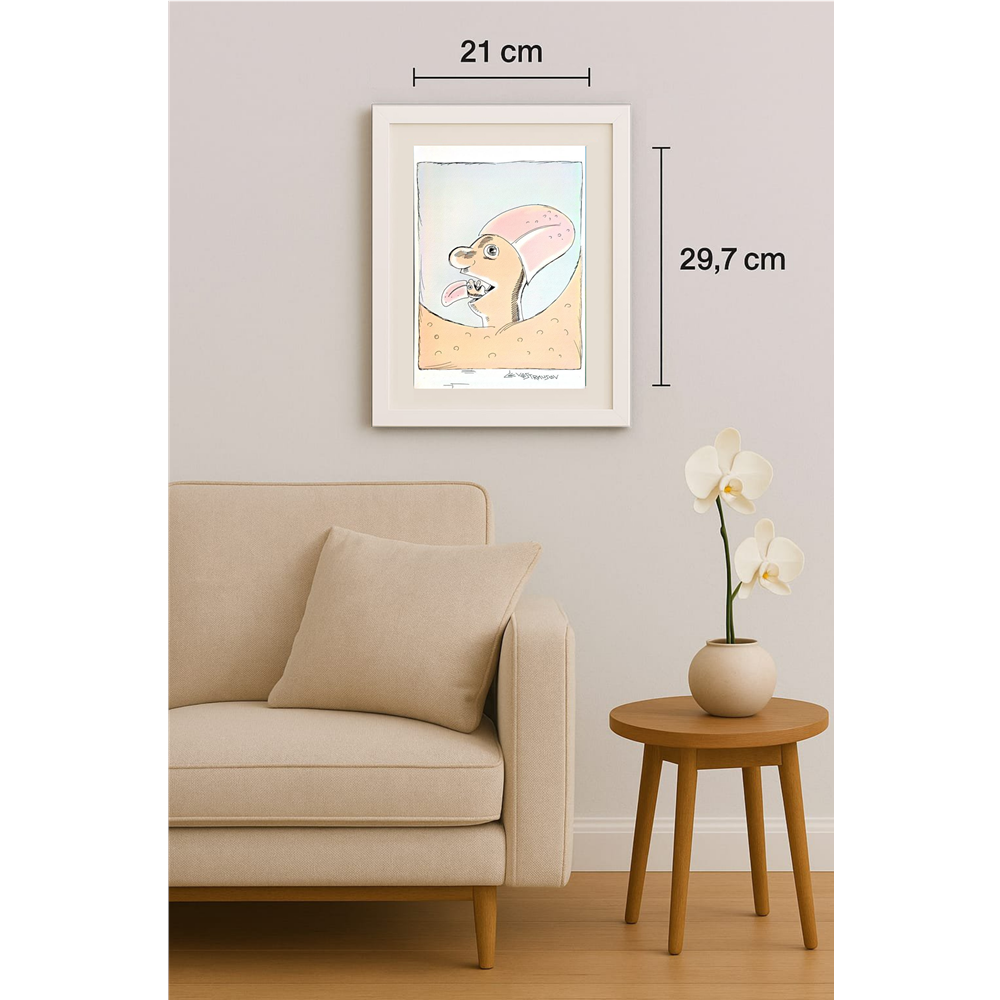 Chenzov Lev 29x21cm Orijinal Karikatür BOD00367