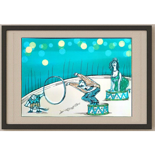 Chenzov Lev 29x21cm Orijinal Karikatür BOD00368